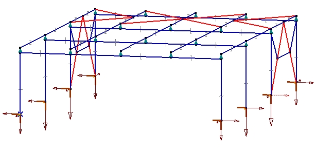 Dodano komponenty wyników Rxyz i Rxxyyzz, przedstawiające na raz wszystkie składowe siły w podporach