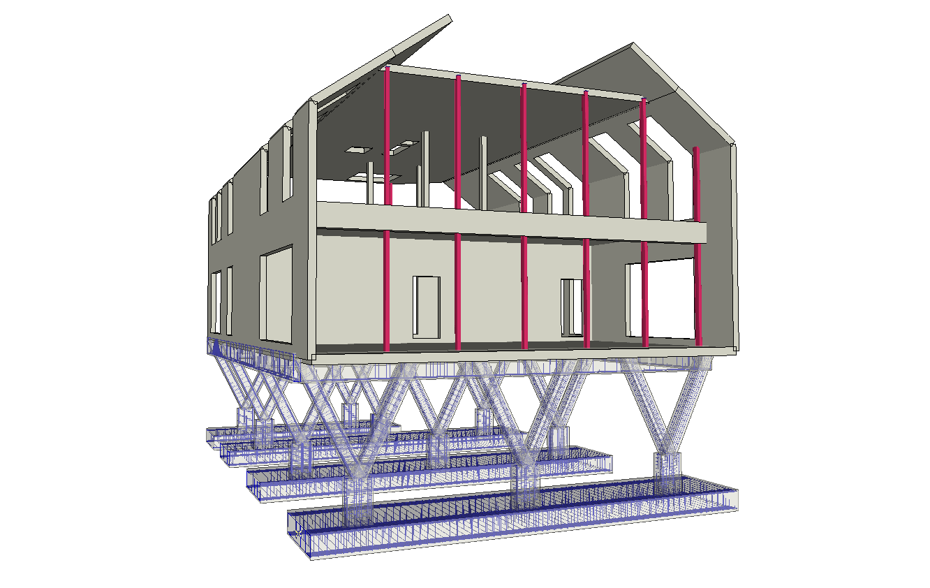 Świebodzin / Budynek biurowy na kratownicy Warrena