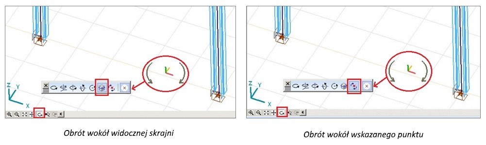 Nowe metody obracania modelu