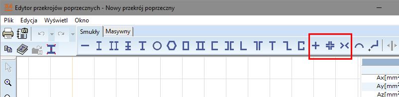 Nowe przekroje parametryczne