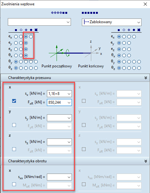 Nowe zwolnienia węzłowe dla prętów