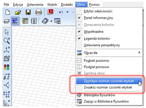 Opcja do szybkiego zwiększania / zmniejszania wielkości czcionki na ekranie