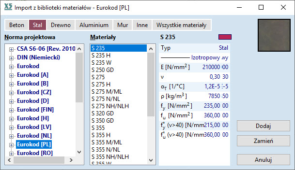 Przebudowa okna biblioteki materiałów