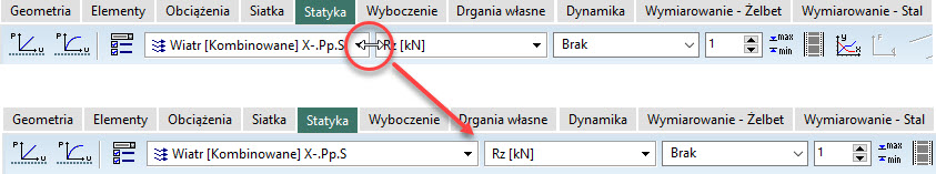 Sterowanie szerokością rozwijanych list