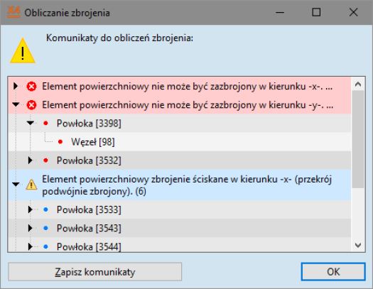 Struktura drzewa dla komunikatów