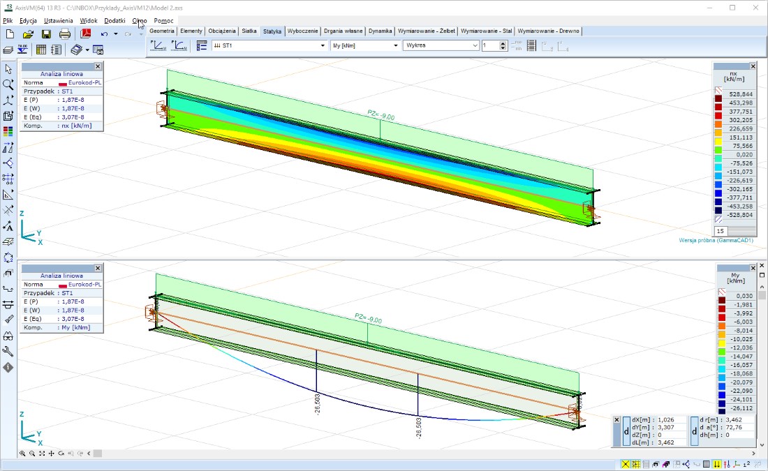 Wirtualne pręty i pasma