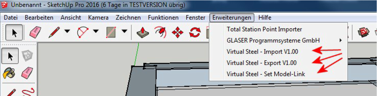 Współpraca z programem SketchUP Pro