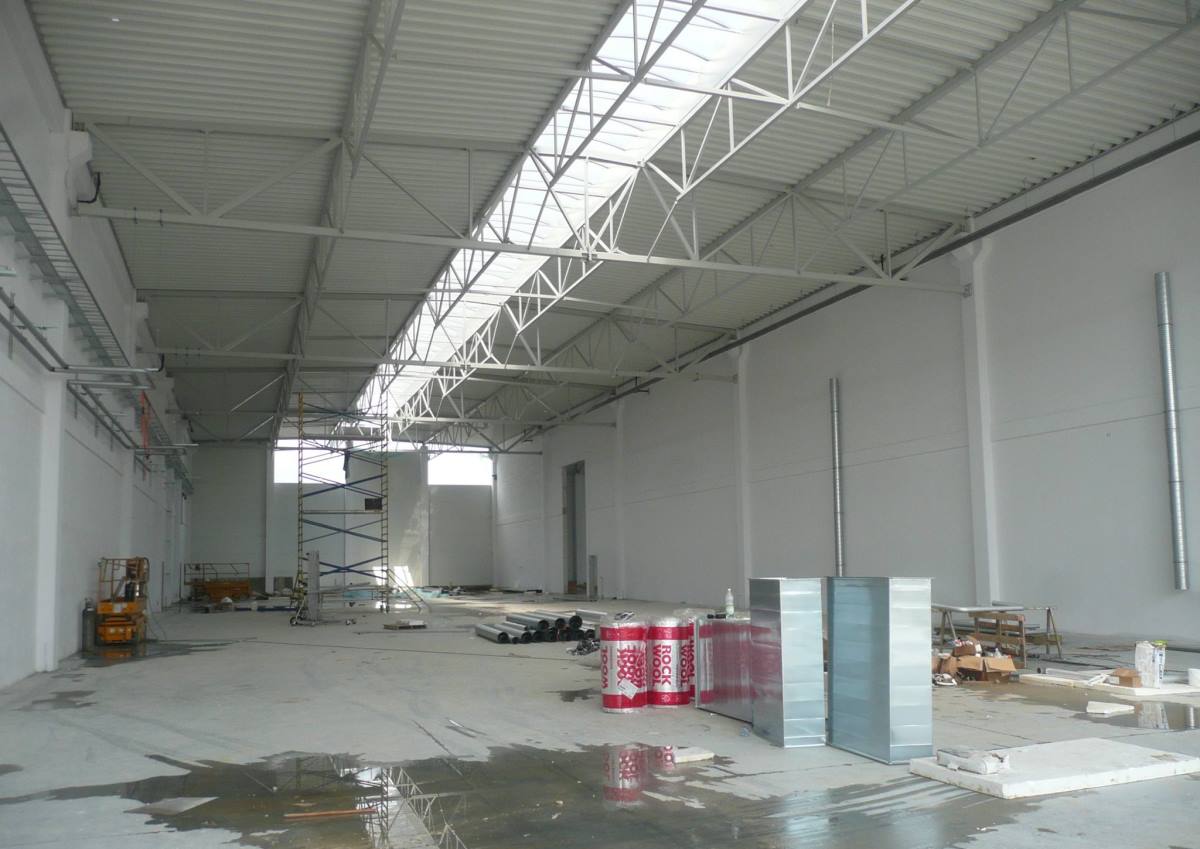 Nawa środkowa ze świetlikiem