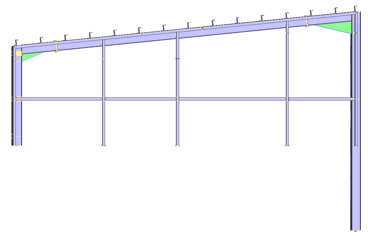 Aksonometria - widok z boku Virtual Steel