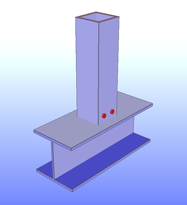 Otwory do cynkowania w widoku 3D