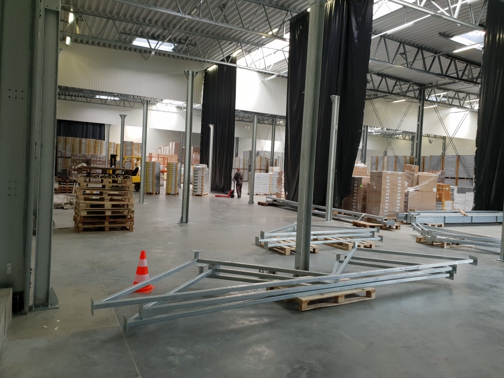 Montaż antresoli stalowej - widok 4