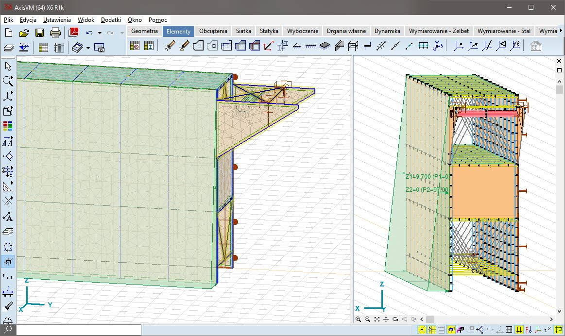 Model analityczny z obciążeniem hydrostatycznym