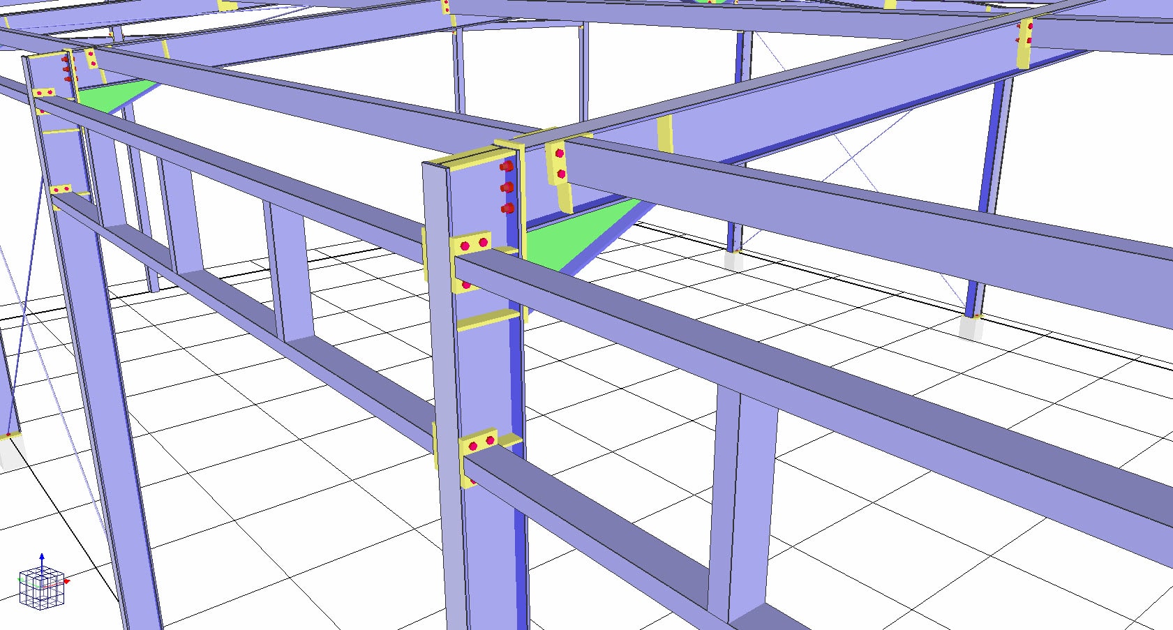Węzeł okapowy w 3D